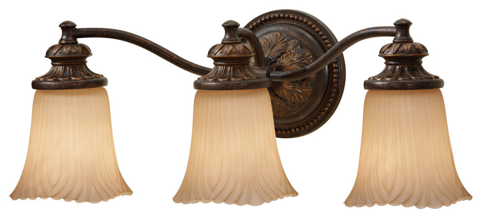 Generation Lighting 3-Light Grecian Bronze Vanity Strip