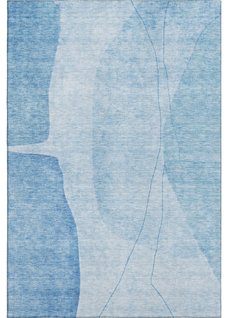 Premium Machine Washable Mayfield AMF696 Blue 8' x 10' Rug
