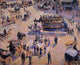 Camille Pissarro Place Saint-Lazare, 20"x25" Gallery Wrapped Canvas Print
