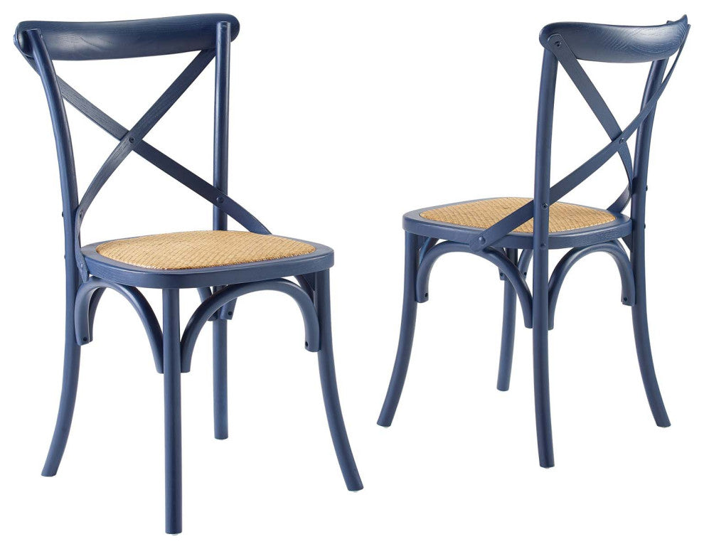 Gear Dining Side Chair Set of 2 EEI-3481-MID