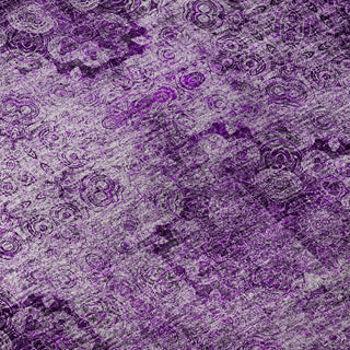 Premium Machine Washable Mayfield AMF557 Eggplant 5' x 7'6" Rug