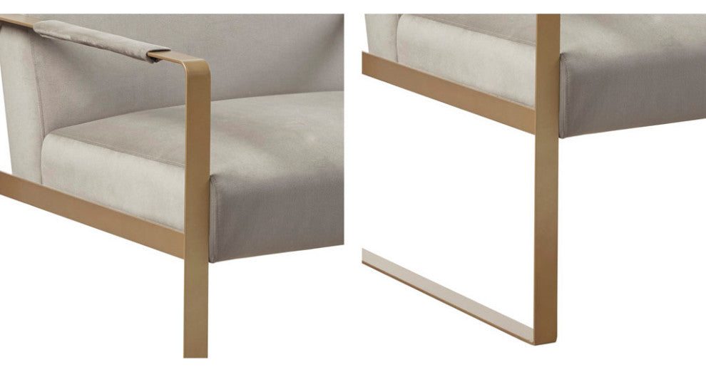 Martha Stewart Jayco Accent Chair, Taupe