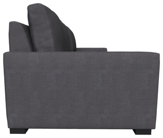 Nativa Interiors Revolution 95" Sofa, Charcoal, Depth: Classic