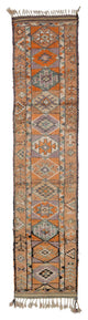 Vintage Turkish Runner Rug - 3' 1" x 13' 1" (37 in. x 157 in.)