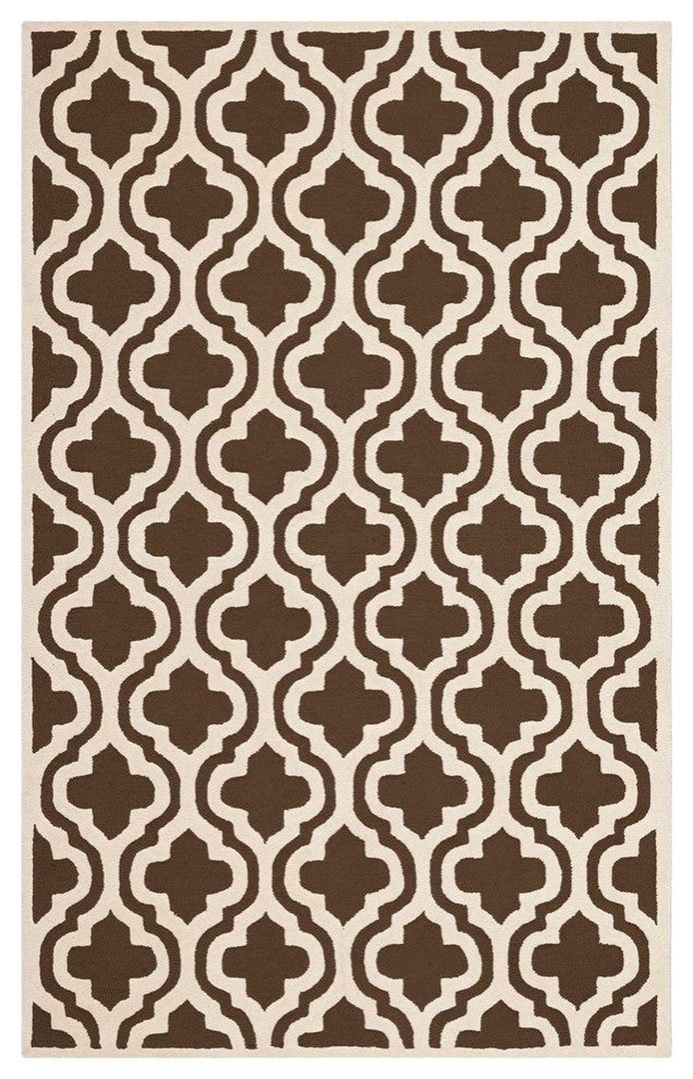 Safavieh Cambridge CAM132H 6' Square Brown Rug