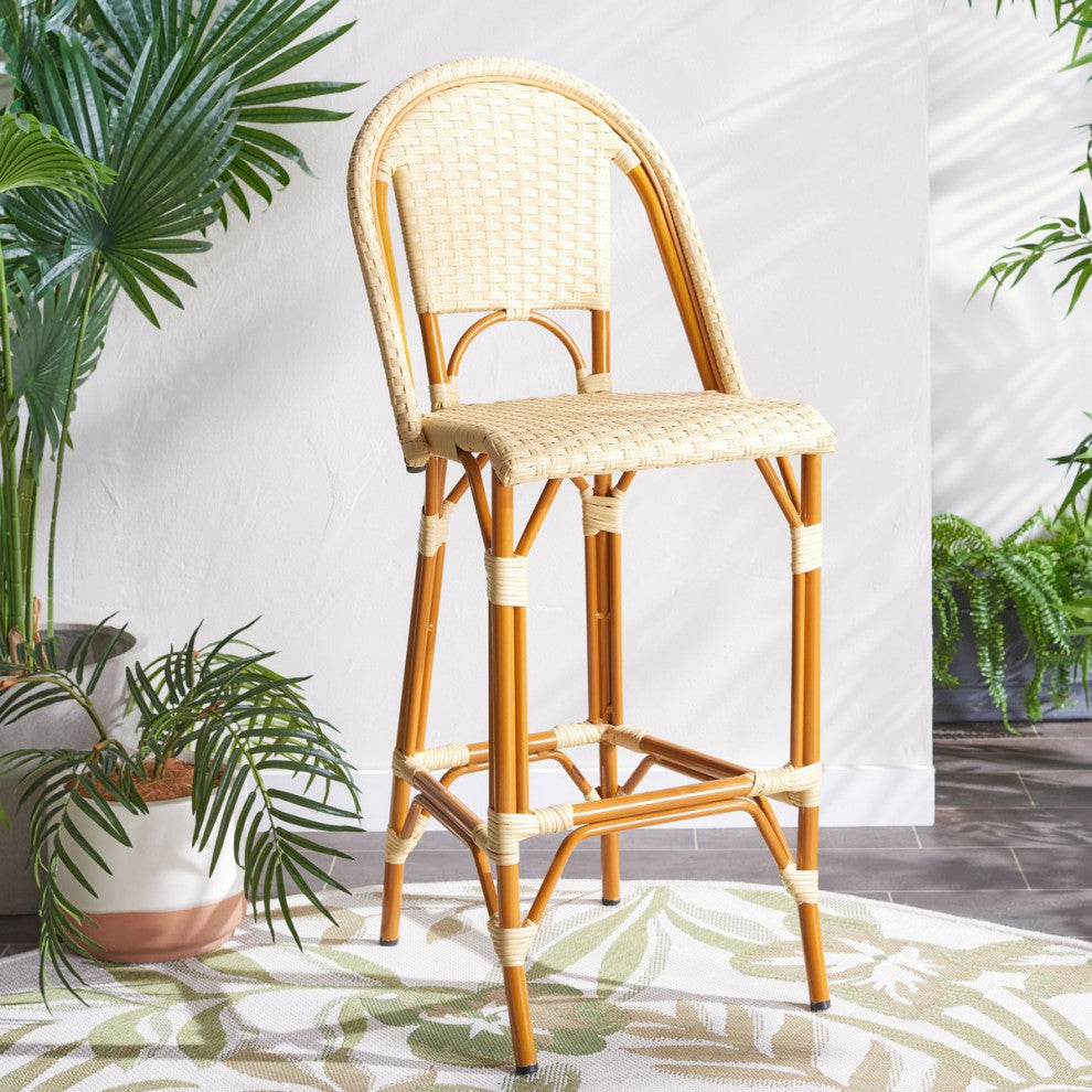 Safavieh California Bar Stool, Natural