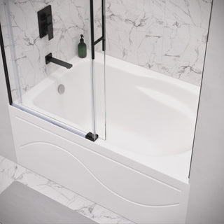 Ivy 48'' x 32" Bathtub With Apron Left Hand Drain, White