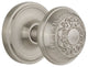 Nostalgic Passage-Classic Rose-Egg and Dart Knob-Satin Nickel, NW-701962