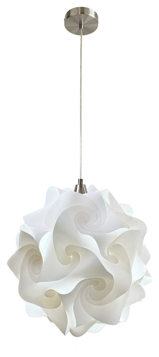 Hado Pendant Light, Nickel, Extra Large