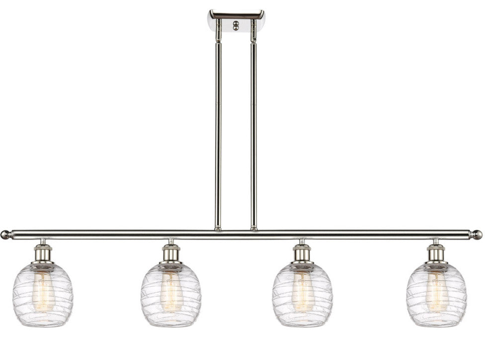 Innovations 516-4I-PN-G1013 4-Light Island Light, Polished Nickel