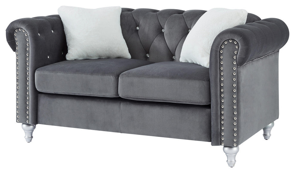 Raisa Loveseat, Gray