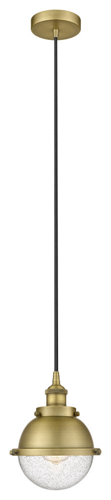 Innovations 616-1PH-BB-HFS-64-BB-LED 1-Light Mini Pendant, Brushed Brass