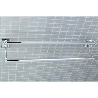 Kingston Brass 24" Dual Towel Bar, Polished Chrome