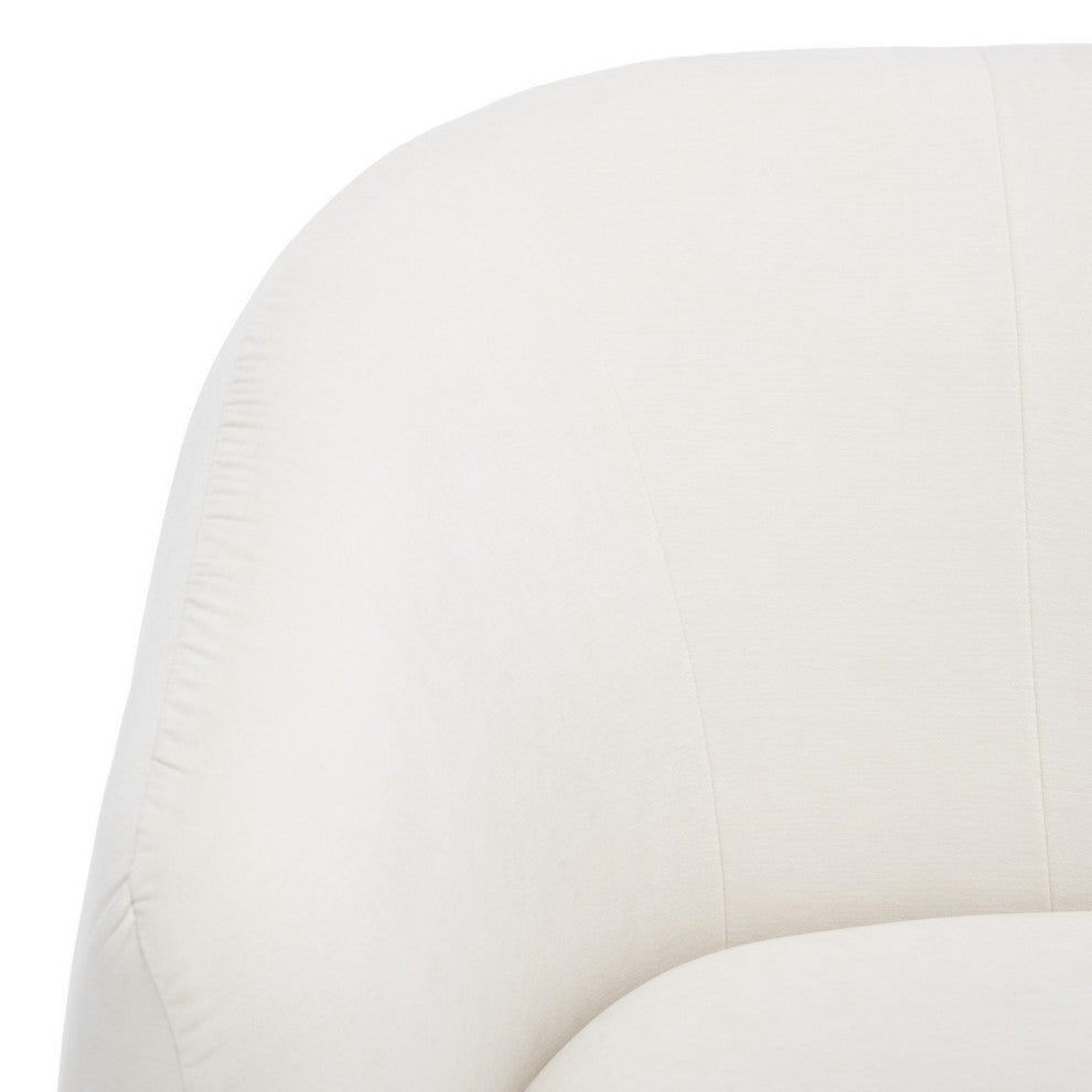Safavieh Ezro Upholstered Accent Chair, Creme