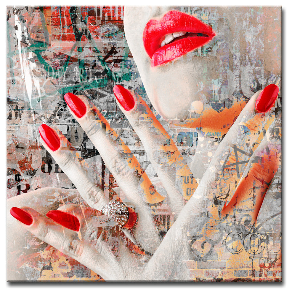 Urban Fashion III' Canvas Art by Ready2HangArt, 30' Hx30" W
