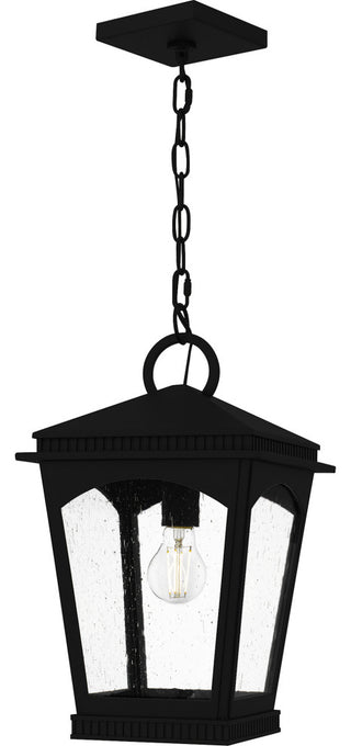 Quoizel HUK1910 Huck 10"W Outdoor Mini Pendant - Earth Black