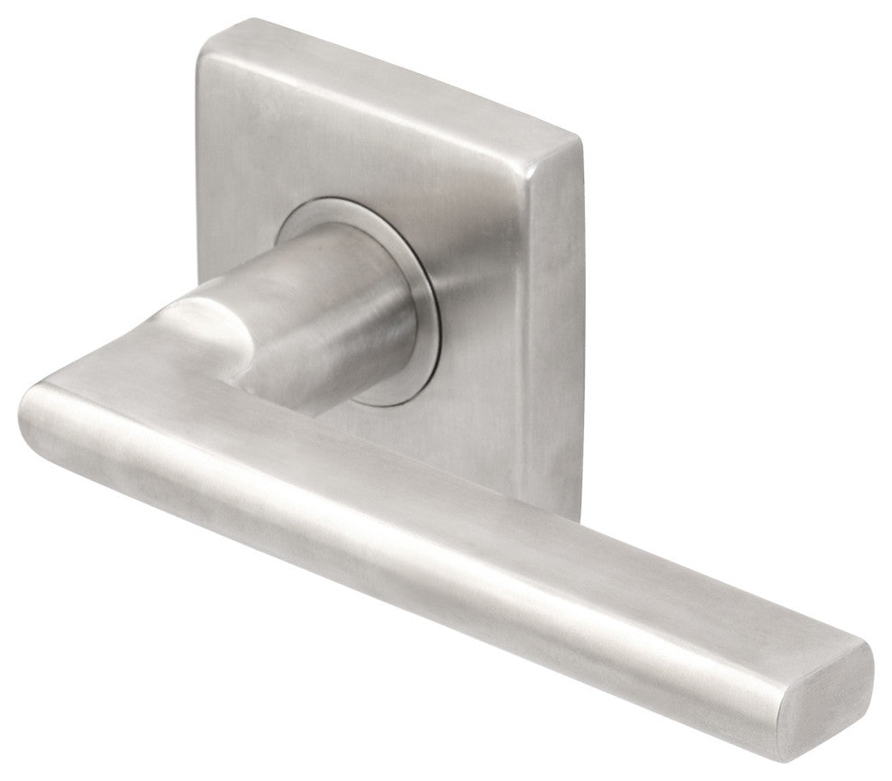 Sunrise Lever, Half Passage, Left Hand, Satin Stainless Steel, 2-3/8" Backset