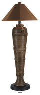 50-920 Canyon Outdoor Floor Lamp 50920 With Canvas Cocoa Sunbrella Shade