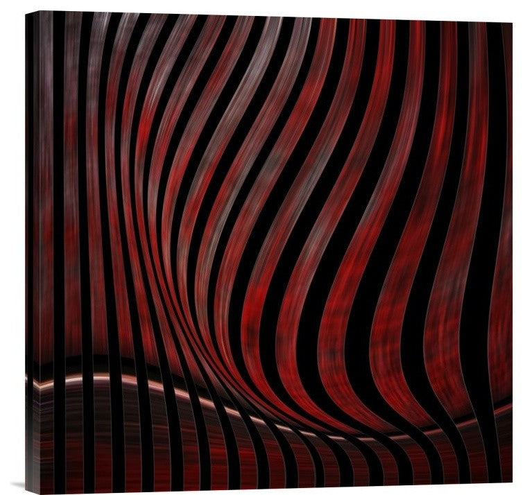 "Optic Illusion" Stretched Canvas Giclee by Gilbert Claes, 18"x18"