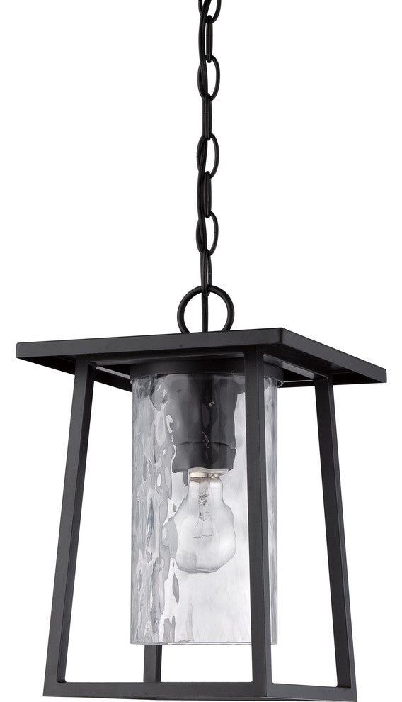 Quoizel LDG1909K One Light Outdoor Hanging Lantern Lodge Mystic Black
