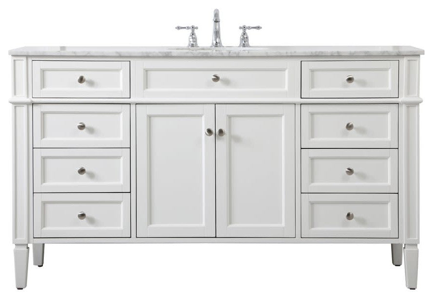 Elegant Lighting VF12560 Park Avenue 60" - Black