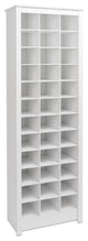 Prepac Space Saving 36 Cubby Shoe Storage Cabinet in White