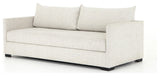 Wickham Sofa Bed, 86.5" Alameda Snow, Ebony, Ronan Linen, Queen