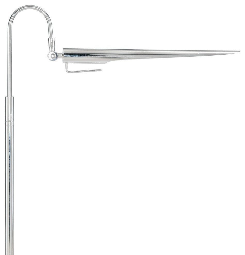 Raven Floor Lamp (Polished Nickel)