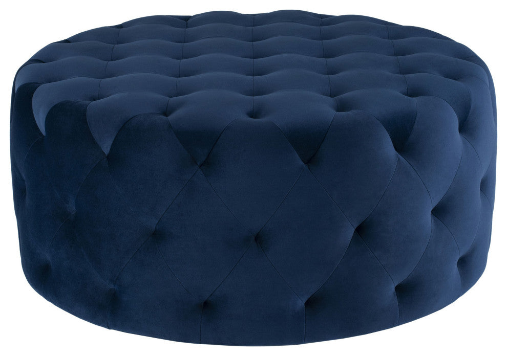 Tufty Petrol Fabric Sofa Ottoman