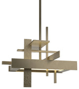 Planar Small LED Pendant - Soft Gold Finish - Standard Overall Height