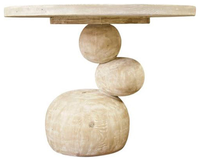 Reclaimed Lumber Boulder Breakfast Table