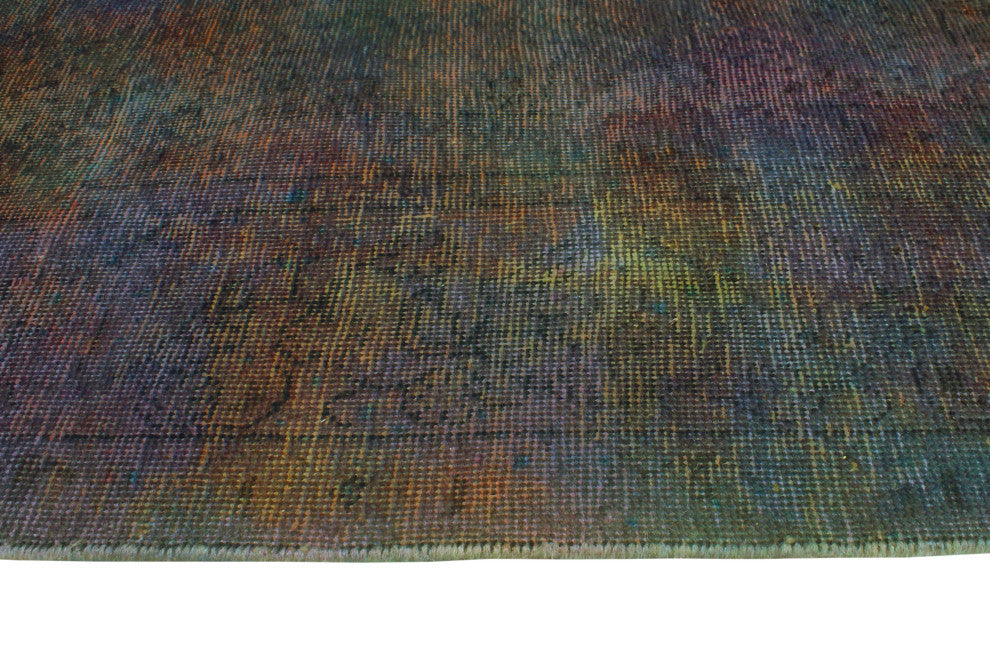 Vintage Distressed Kimora Purple/Pink Rug, 6'4x9'9