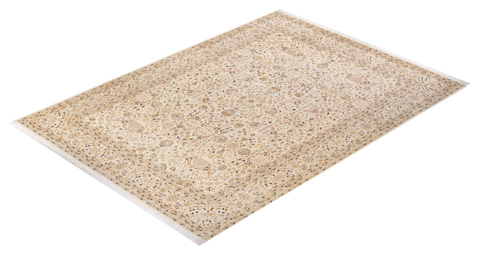 Mogul, One-of-a-Kind Hand-Knotted Area Rug Ivory, 9'3"x12'5"