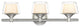 Innovations 311-3W-SN-CLW-LED 3-Light Bath Vanity Light, Satin Nickel