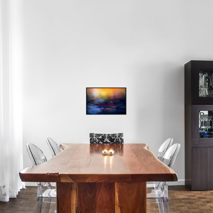 "Inner Peace" Framed Canvas Giclee by Willy Marthinussen, 23x16"