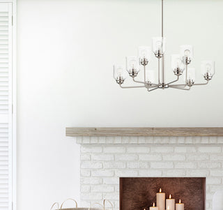 Maxim 12277CD Acadia 9 Light 35"W Chandelier - Black