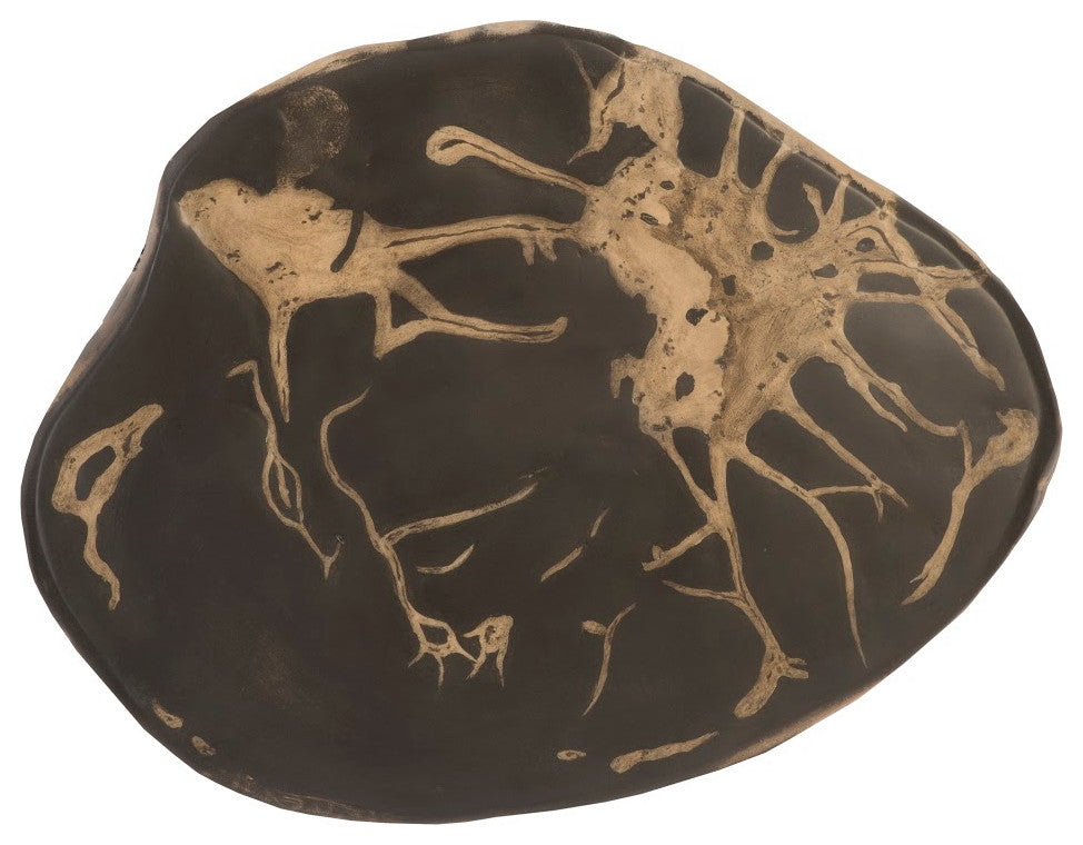 Cast Petrified Wood Wall Tile, Resin