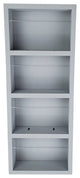 Citrus Primed Gray On the Wall Spice Rack 21"h x 14"w x 4.5"d