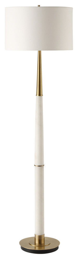 Uttermost 30374 Faro 61" Tall Buffet Floor Lamp - White