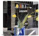 "Yellow Tulips" Stretched Canvas Giclee by Charles Rennie Mackintosh, 22"x22"