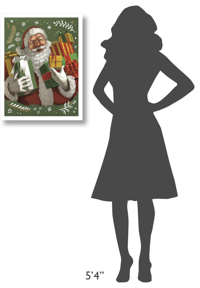 "Santas List IV Crop" Digital Paper Print by Janelle Penner, 20"x26"