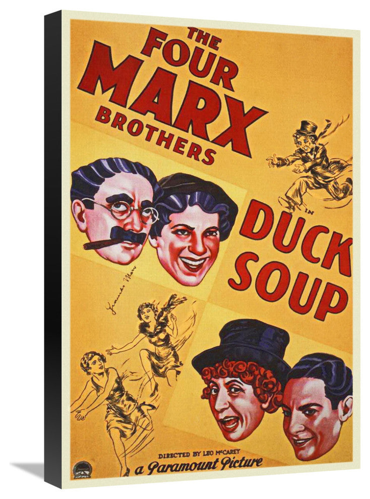 "Marx Brothers - Duck Soup 02" Canvas Giclee by Hollywood Photo Archive, 16"x24"