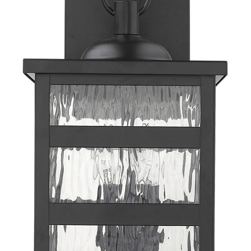 Morris 3-Light Matte Black Wall Light