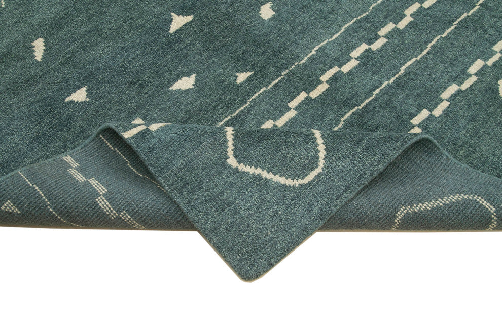 Rug N Carpet - Handmade Decorative 10' 2'' x 13' 8'' Moroccan Area Rug