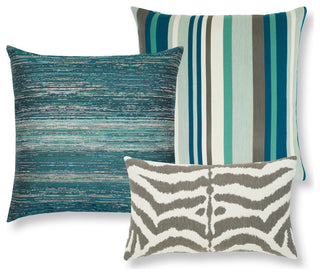 Texture Lagoon Indoor/Outdoor Performance Pillow, 20"x20"