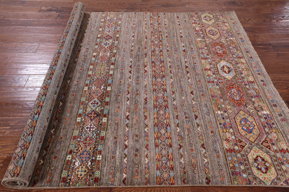 Khorjin Super Kazak Handmade Rug 5' 8" X 7' 9" Q7722