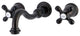 KS3025AX Two-Handle Wall Mount Tub Faucet, Oil Rubbed Bronze