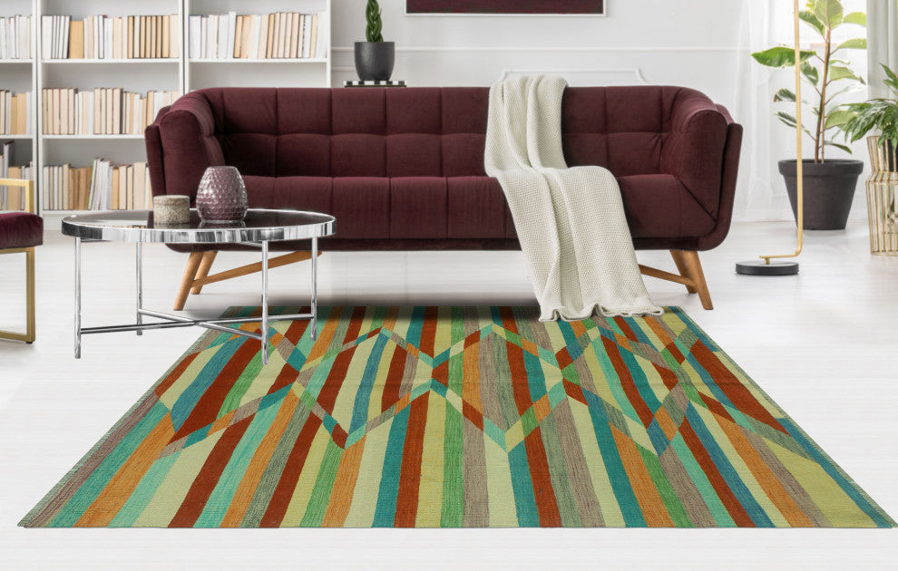 Winchester Kilim Duygu Gray/Ivory Rug, 4'7x6'5