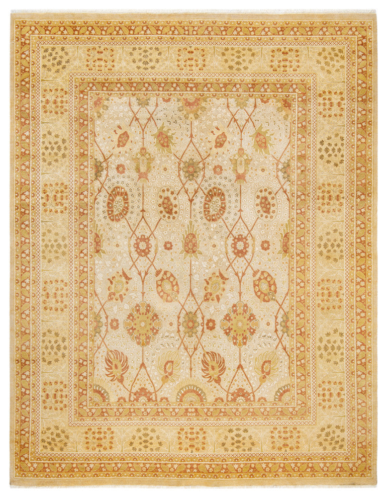 Mogul, One-of-a-Kind Hand-Knotted Area Rug Ivory, 8' 2" x 10' 7"