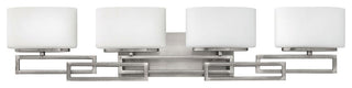 Hinkley Lanza Large Four Light Vanity, Antique Nickel